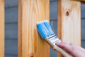 Sionneau peinture pinceau bois